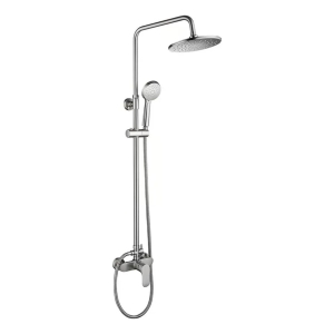 Barra Columna De Ducha Acero Inoxidable Redondo 1.20