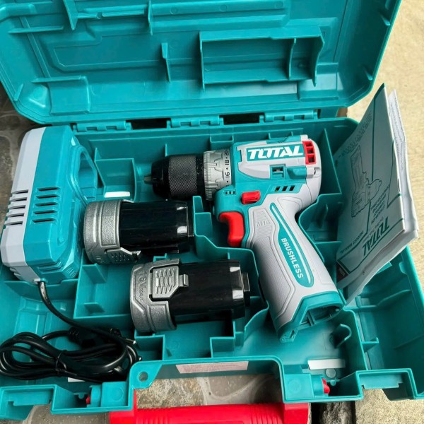 Taladro Atornillador Inalámbrico Total 16v Industrial C/bat - Imagen 4