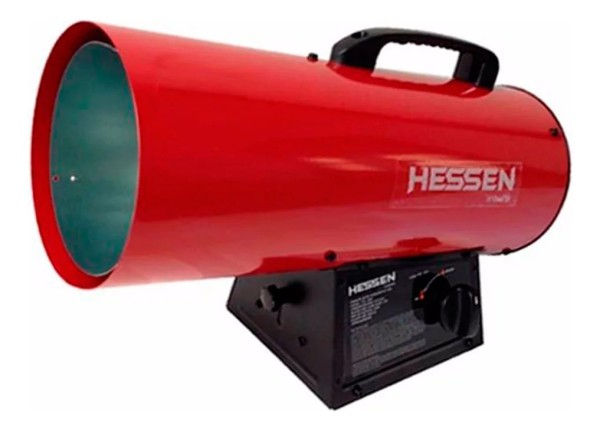 Cañon De Calor Estufa Hessen A Gas 40000btu Valvula Manguera - Imagen 3