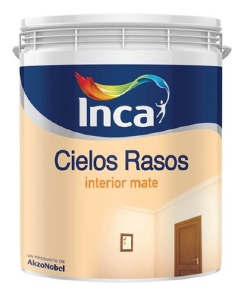Inca Pintura Interior Cielos Rasos Blanco 20lts - Imagen 4