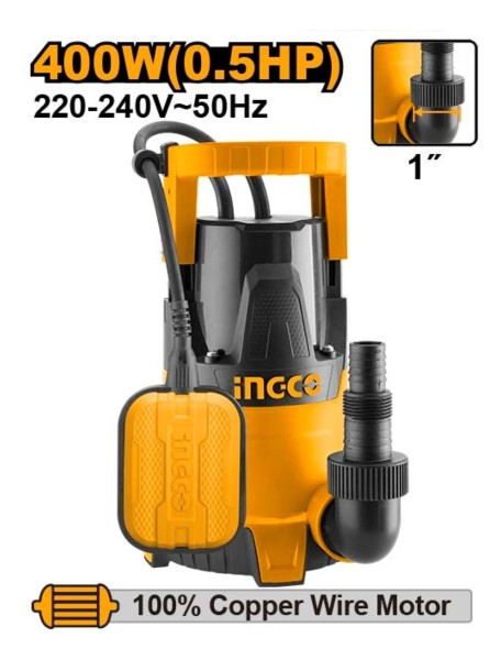 Bomba Sumergible 400w Spc4008 Ingco Spc4008 - Imagen 2