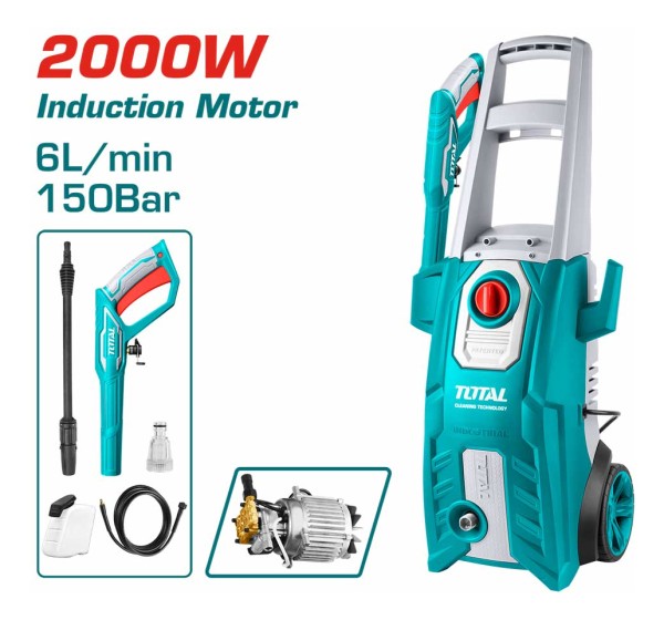 Hidrolavadora 2000w 150bar Total Tools Tgt11226 Profesional - Imagen 2