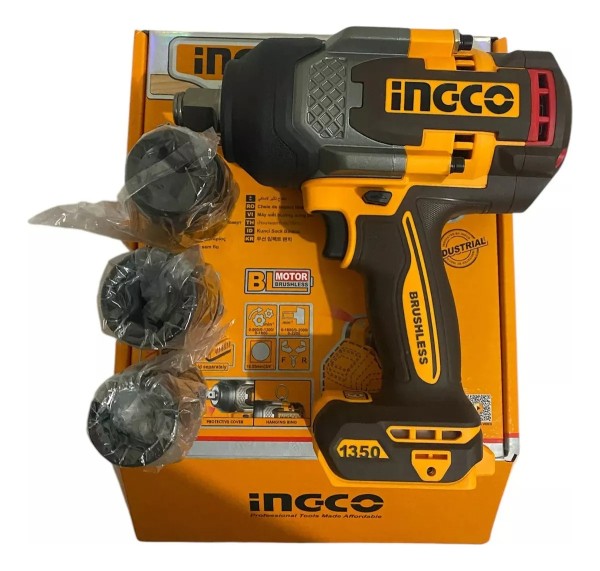 Llave De Impacto 20v 1350nm 3/4 C/dados Ingco Industrial - Imagen 3