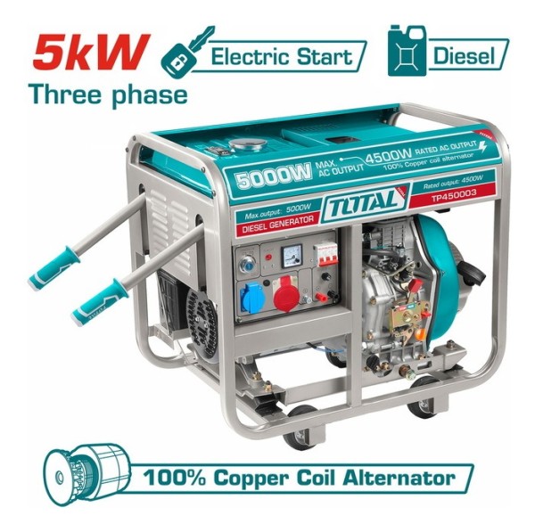 Generador Diesel 5.0kw Total Arranque Elect Trifasico 380 V - Imagen 2