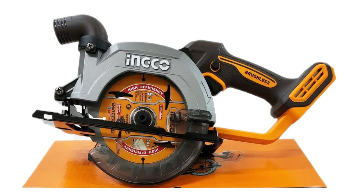 Sierra Circular 20v 140mm Brushless Ingco Csli1402 Sin Bat. - Imagen 3