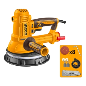 Lijadora De Yeso 850w 180mm 7 + Accesorios Ingco Dws10508