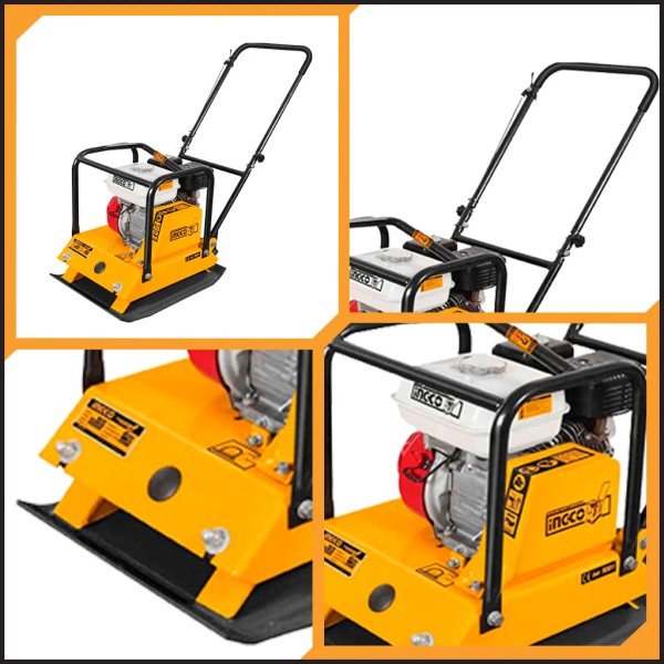 Plancha Compactadora 90kg Motor Honda 5.5hp Ingco Gcp100-1 - Imagen 3