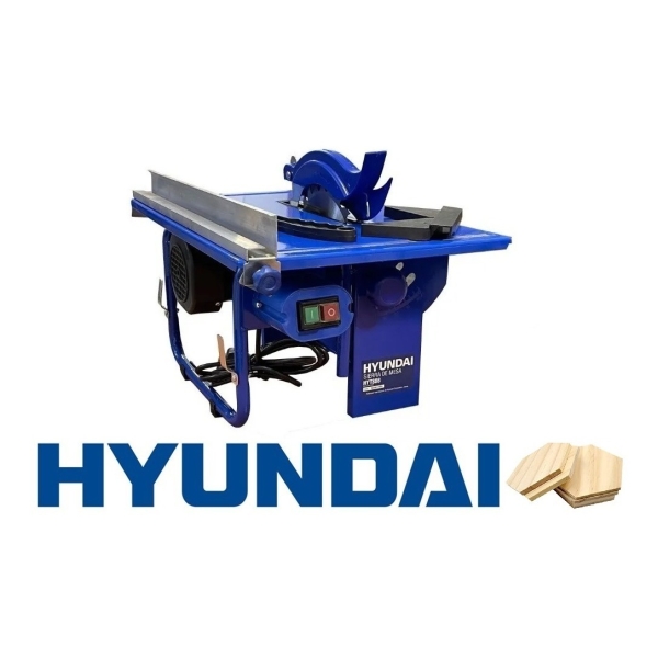 Sierra De Mesa Hyundai 800w 200mm Compacta - Imagen 2