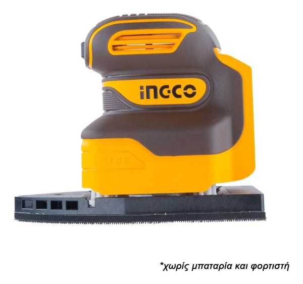 Lijadora Orbital Delta 20v Accesorios Ingco Cpsli2014 S/bat - Imagen 4
