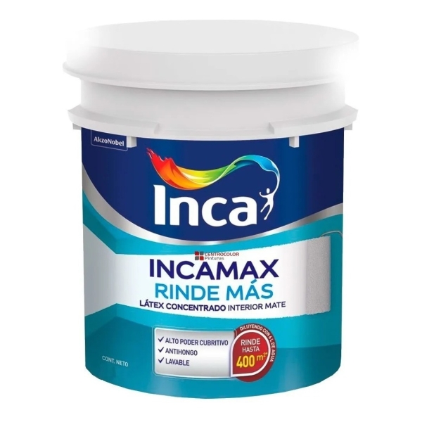 Incamax Rinde Más Látex Interior Concentrado 10lts E.gratis!