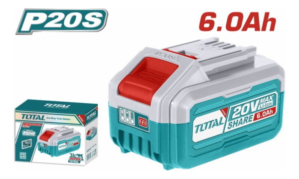 Bateria Multiherramienta De Litio 20v 6ah Total P20s - Imagen 2