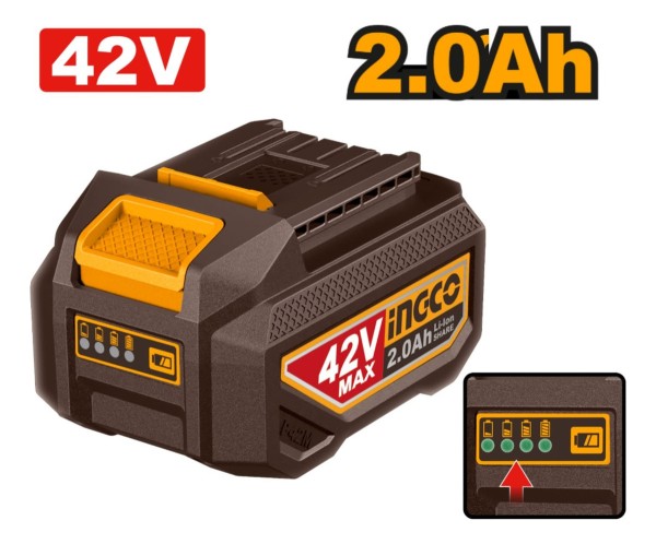 Taladro Atornillador Percutor 69nm Ingco 42v C/bat Maletin - Imagen 4