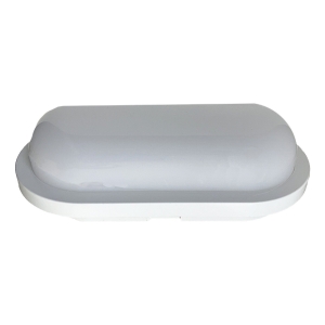 Aplique Luminaria Tortuga Oval Exterior Con Led 15w Luz Fría