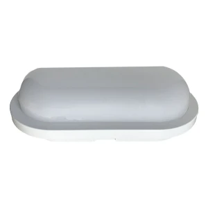 Aplique Luminaria Tortuga Oval Exterior Con Led 15w Luz Fría