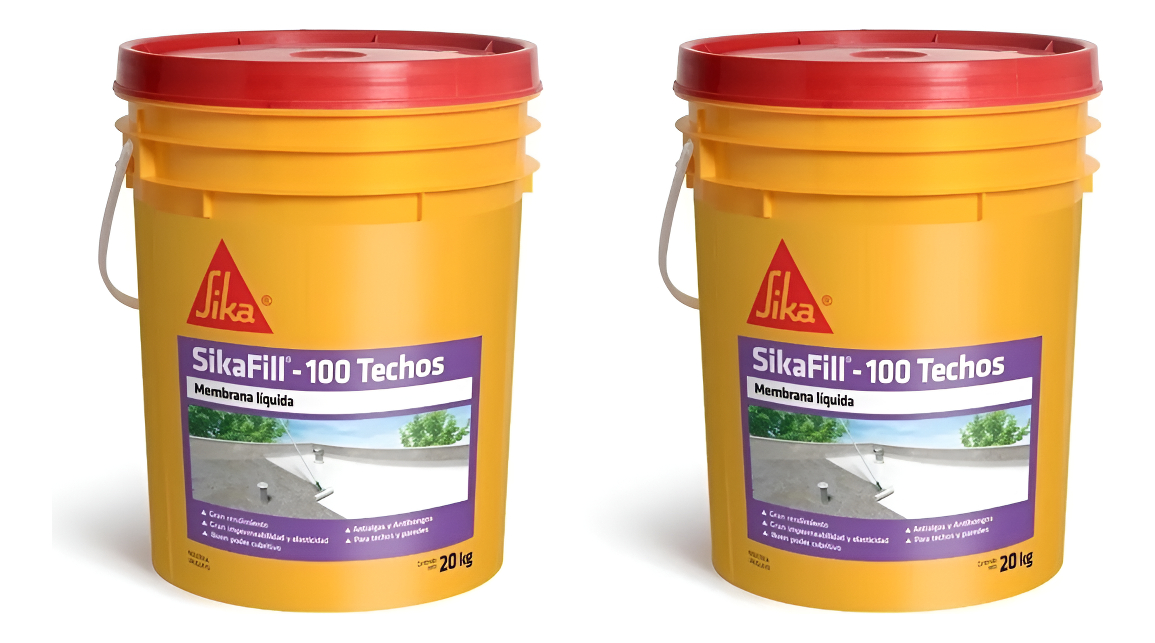 Membrana Líquida Sikafill - 100 Techos 20+20 Kg Colores - Imagen 8