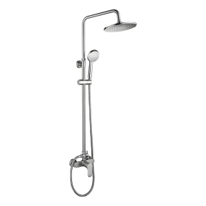 Barra Columna De Ducha Acero Inoxidable Redondo 1.20