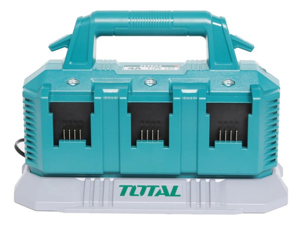 Cargador Para Múltiples Baterías Litio 20v Total, 6 Puertos - Imagen 5
