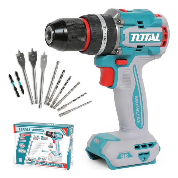 Taladro Atornillador Percut. 20v Total 96nm Brushless Indust - Imagen 3