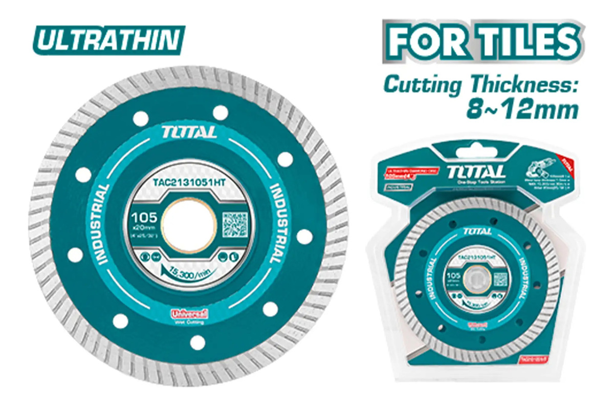 Disco Diamantado 4 1/2 115mm Corte Turbo Total Tac2131151ht - Imagen 4