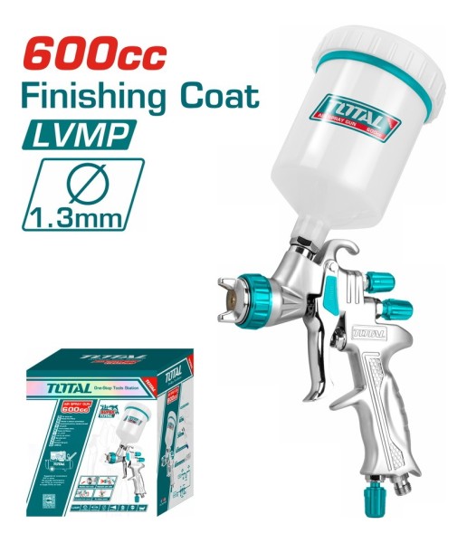 Pistola De Pintar Spray 600cc Total Tat10605 - Imagen 2