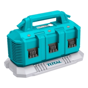 Cargador Para Múltiples Baterías Litio 20v Total, 6 Puertos
