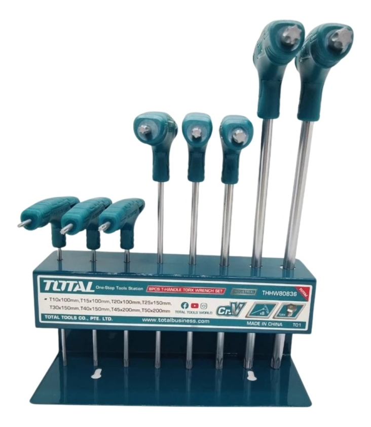 Juego De Llave Torx Con Mango En T De 8 Piezas Thhw80836 - Imagen 5