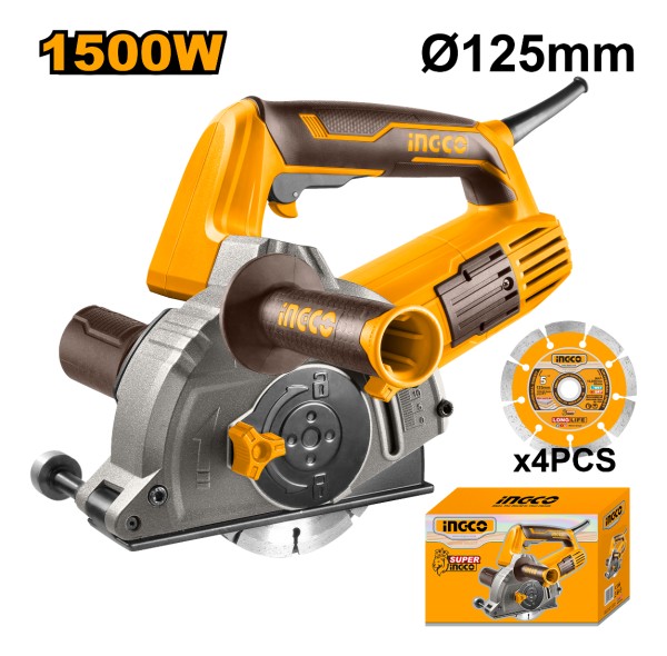 Acanaladora Pared 4 Discos 1500w 8500 Rpm Ingco Wlc15008 - Imagen 2