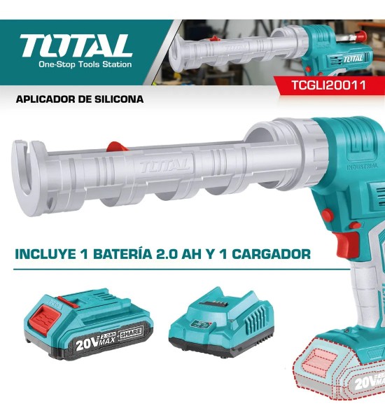 Pistola A Bateria 20v Aplicar Silicona En Pomo Total | Elsue - Imagen 2