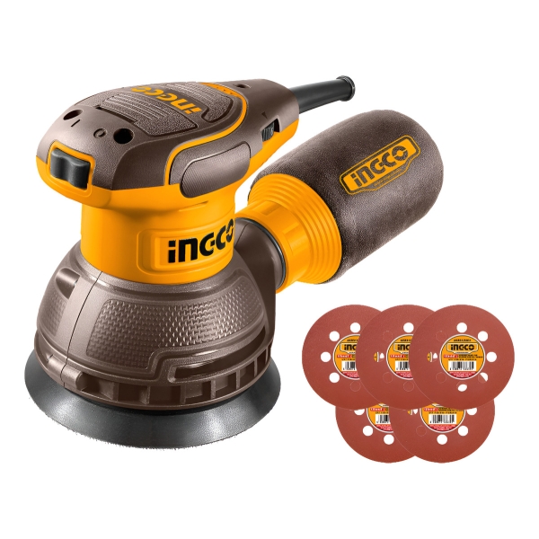 Lijadora Rotorbital Velocidad Variable 320w 125mm Ingco