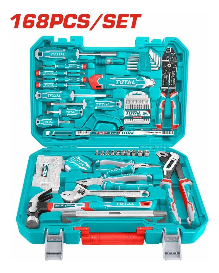 Set 168 Herramientas De Mano Total Thkthp21686 - Imagen 2