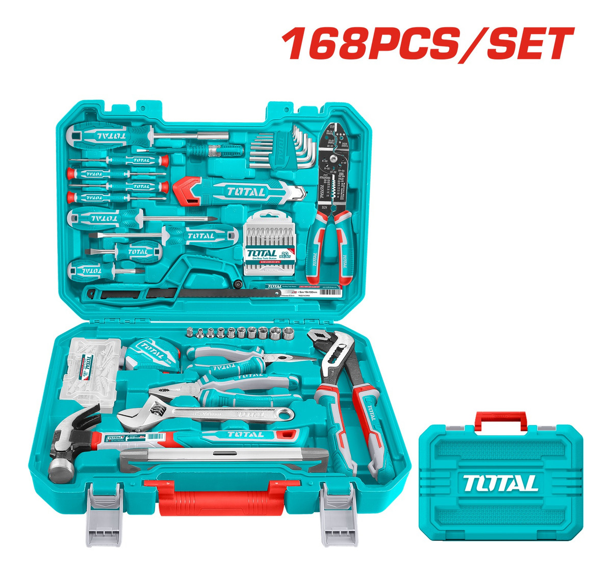 Set 168 Herramientas De Mano Total Thkthp21686 - Imagen 3