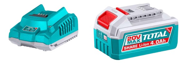 Set Bateria 20v 4ah Y Cargador Total 20v Tfbcpk1012 - Imagen 3
