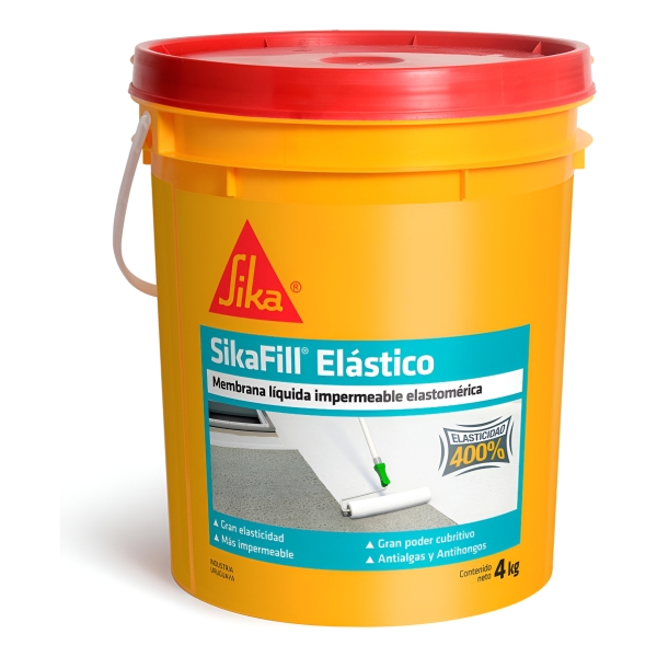 Membrana Liquida 4 Kg Pintura Sikafill Elastico Sika