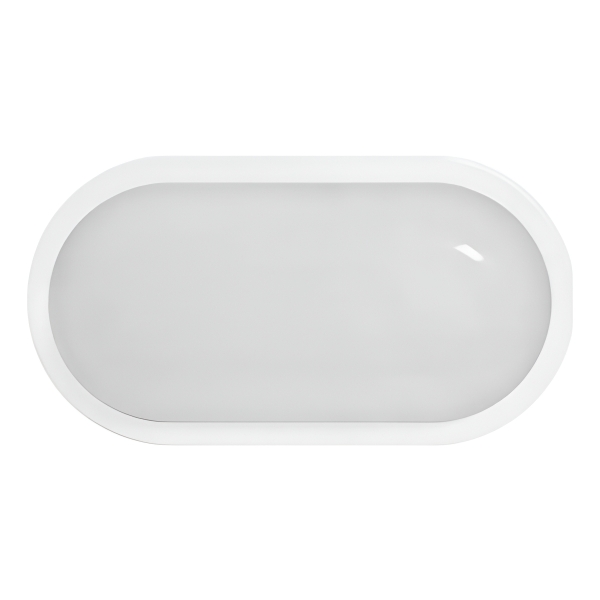 Aplique Luminaria Tortuga Oval Exterior Con Led 15w Luz Fría - Imagen 2