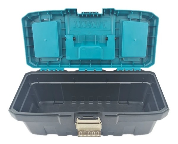 Caja Porta Herramientas Plastica 14 Broche Metálico Total - Imagen 5