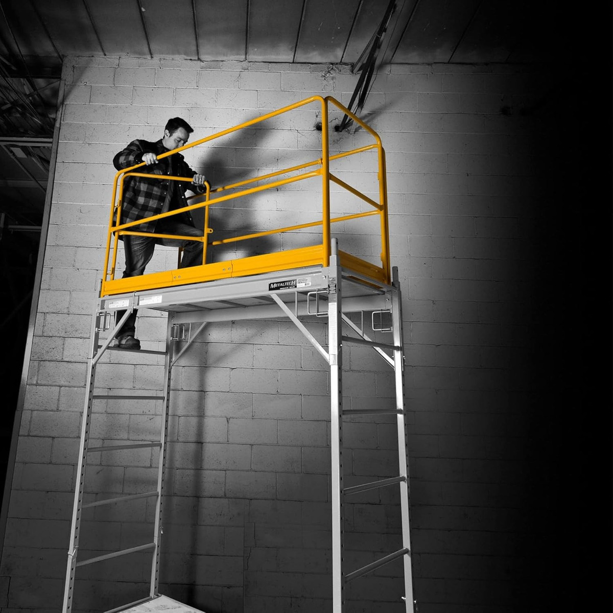 Combo Andamio Multiuso Mas Baranda De Seguridad - Imagen 5