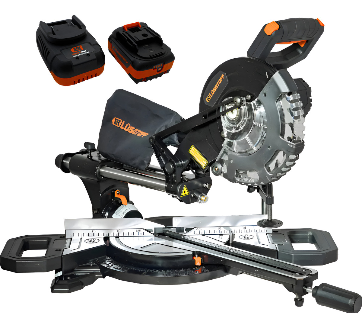 Sierra Ingletadora Telescopica 18v Lusqtoff Black C/bat Carg