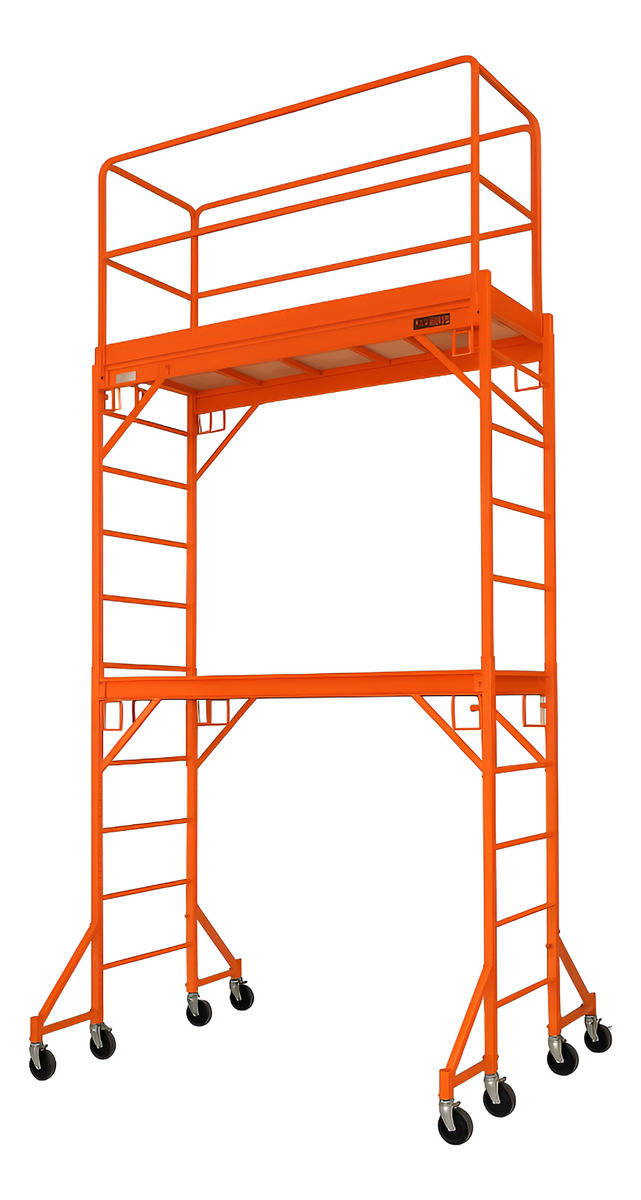 Combo Andamio Multiuso + Baranda + Estabilizador Con Ruedas