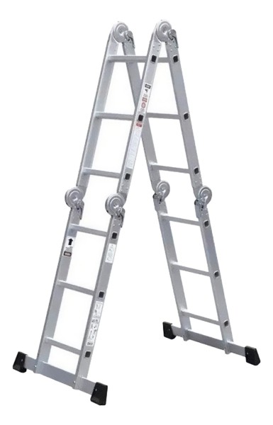 Escalera De Aluminio Multifuncion 4x3 - 3.6 Mt - Imagen 3