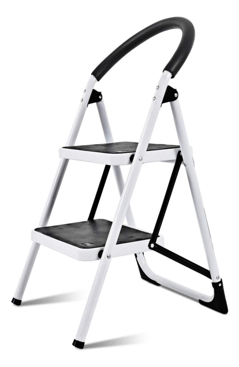 Escalera Metal Familiar Plegable Tijera 2esc 71cm Hasta 150k - Imagen 2