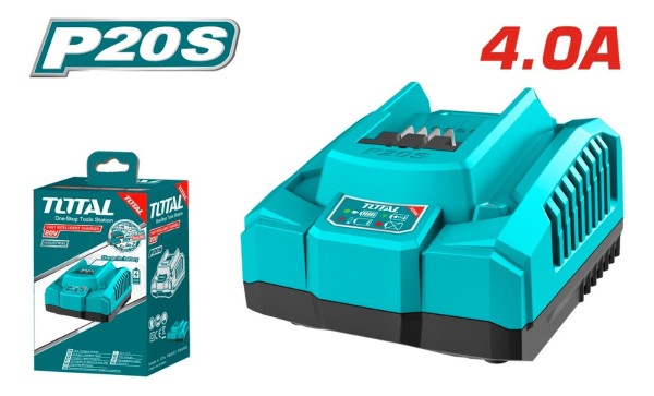 Cargador De Batería Rápido 20v 4ah Tfcli20411 Total - Imagen 3