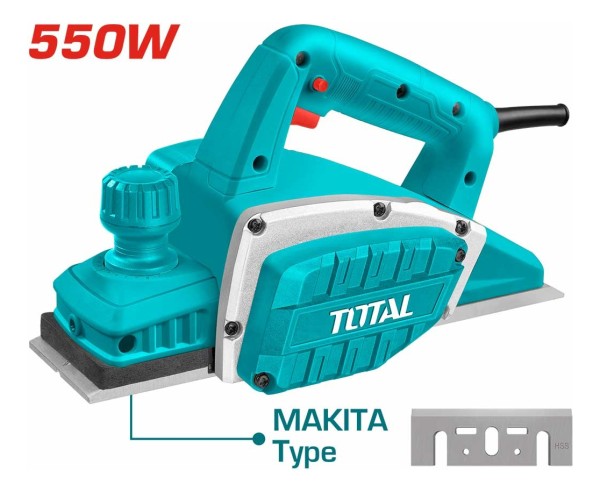 Cepillo Eléctrico Garlopa Total 550w 82mm X 1mm Tl5508216 - Imagen 2