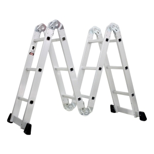 Escalera De Aluminio Multifuncion 4x3 - 3.6 Mt
