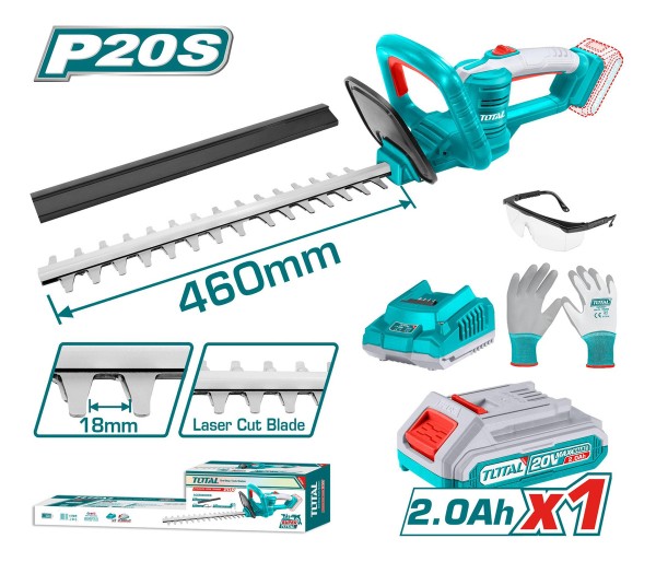 Cortacerco 20v + Batería + Cargador Total Thtli20461 - Elsue - Imagen 2