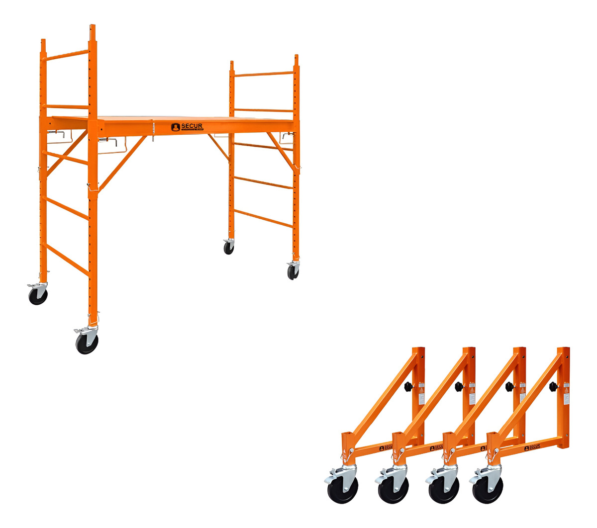 Combo Andamio Multiuso Mas Estabilizador Con Ruedas