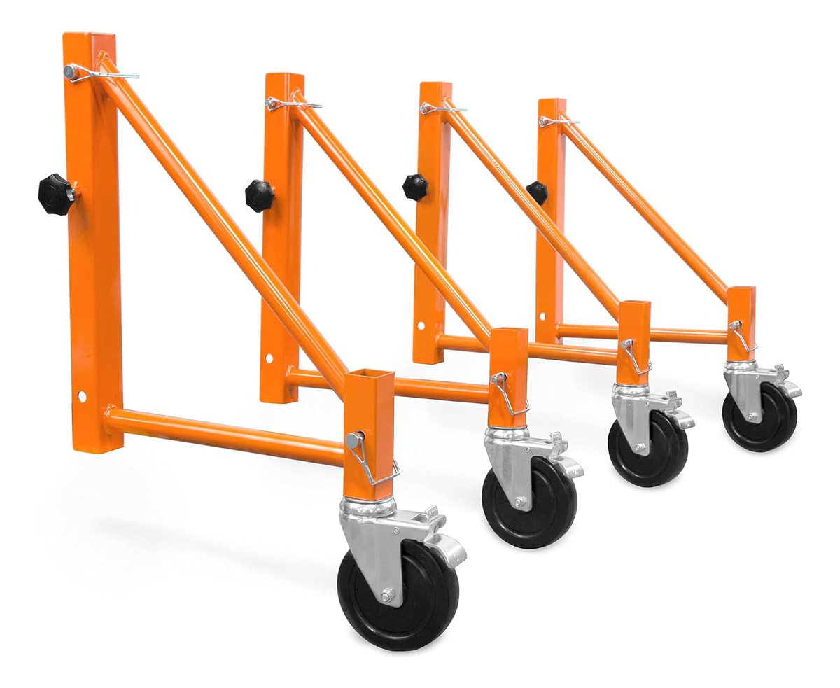 Combo Andamio Multiuso + Baranda + Estabilizador Con Ruedas - Imagen 4