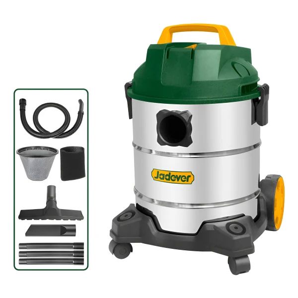 Aspiradora Seco Húmedo 1200w Tanque Metálico 20l Jadever