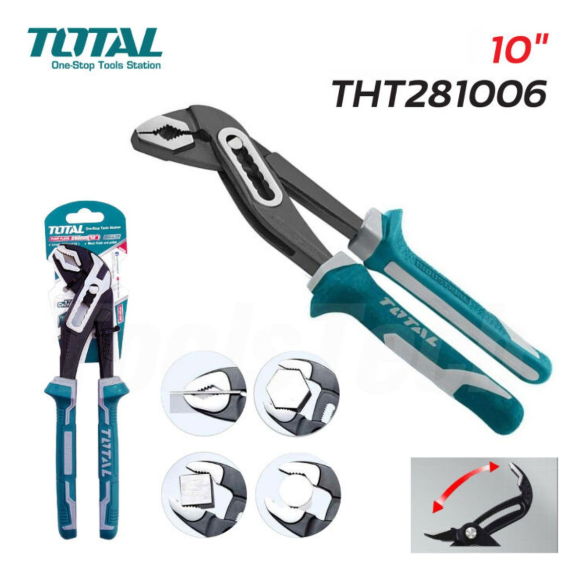 Pinza Pico Loro Total 10 Pulgadas Industrial - Imagen 2