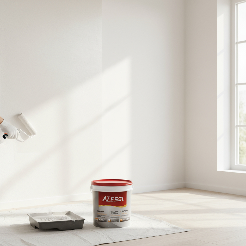 Sellador Pigmentado Interior Exterior 18l Alessi Blanco - Imagen 3