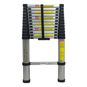Escalera Aluminio Telescopica Plegable 14 Esc 4m Hasta 150kg